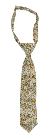 FLOWERFOLLY BROWN boy's tie small pre-tied
