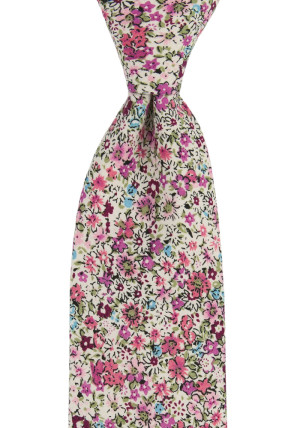 FLOWERFOLLY PINK classic tie