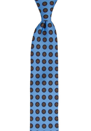 FRANCOBOLLO Light blue skinny tie