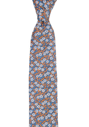 FRIENDLINESS BLUE skinny tie