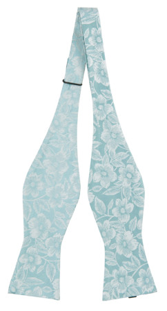 GARTER JADE self-tie bow tie