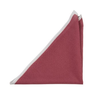 GARTERSTITCH MAUVE pocket square