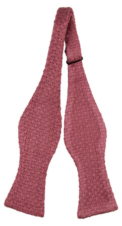 GARTERSTITCH MAUVE self-tie bow tie