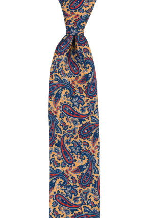 GOCCIOLE Yellow skinny tie