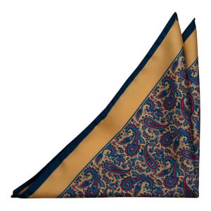 GOCCIOLE Yellow pocket square