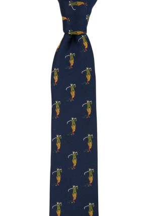 GOINGFORGOLF DARK BLUE skinny tie