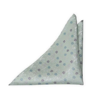 GROOMBLOOM DUSTY MINT pocket square
