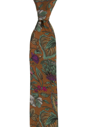 GROWINGONME OCHRE YELLOW skinny tie
