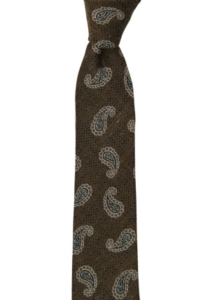 HANGINTHERE BROWN skinny tie