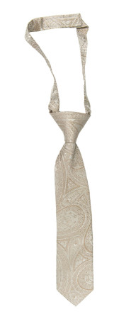 Honeymoon Taupe boy's tie small pre-tied