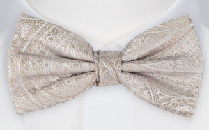 Honeymoon TAUPE bow tie