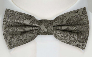 VANSKAP GREY bow tie