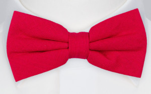 BASKETVEIL RED bow tie