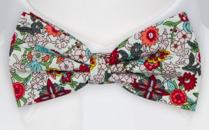 BLOOMDANCE WHITE bow tie