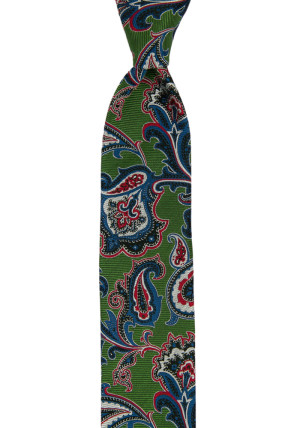 BOFFOLA Green boy's tie small