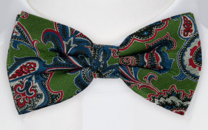 BOFFOLA GREEN bow tie