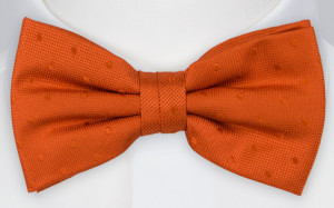 BRUDGUM ORANGE bow tie