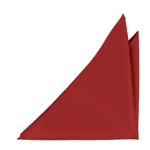 BRUDGUM RED pocket square