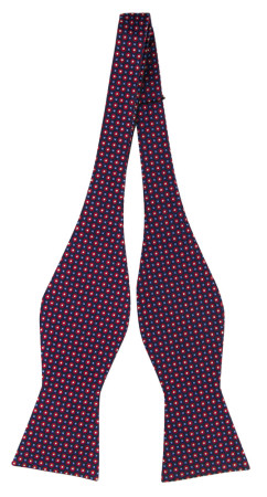 DANSGOLV RED self-tie bow tie