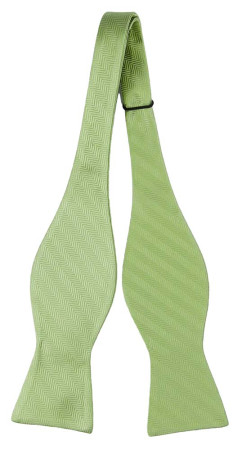 DRUMMEL GREEN self-tie bow tie