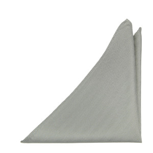 DRUMMEL LIGHT GREY pocket square