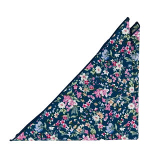 DUSKYBLOOM BLUE pocket square