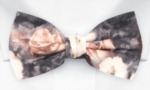 FLORONUBO GREY bow tie