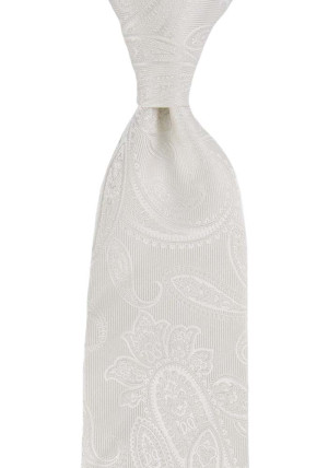 FLOTT WHITE classic tie