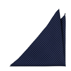 HAGELSTORM NAVY BLUE pocket square