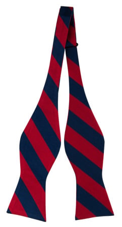 HYVENS RED self-tie bow tie