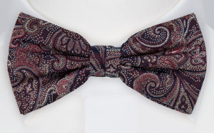 JAJAMAN BURGUNDY bow tie