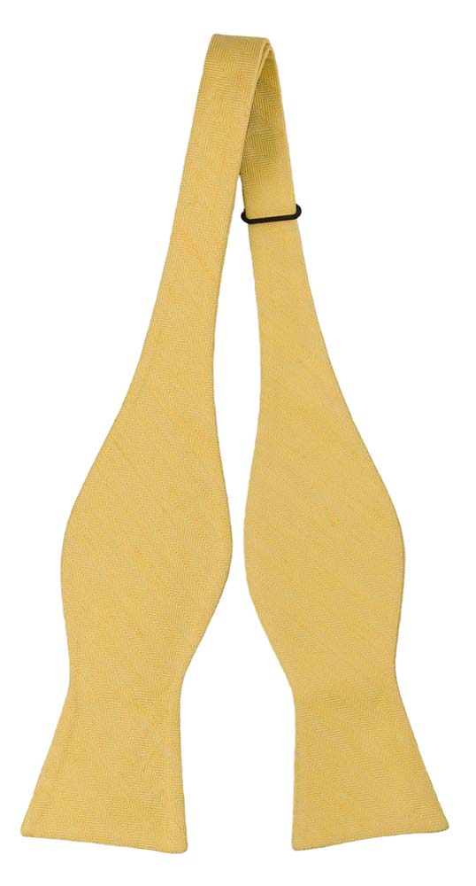 OGONSTEN YELLOW self-tie bow tie