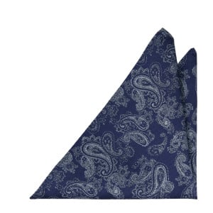 RAJRAJ BLUE pocket square