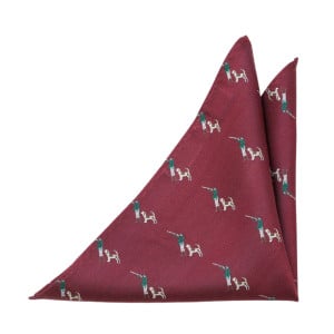 RATTLING RED pocket square