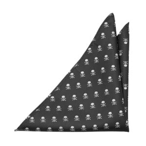 SCALPINISM BLACK pocket square