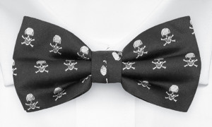 SCALPINISM BLACK bow tie