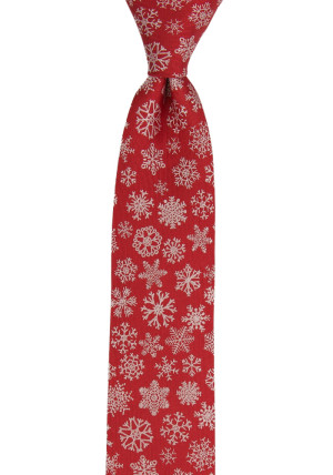 SNOFLINGA Red skinny tie
