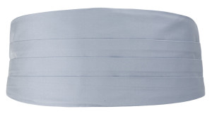 SOLID Baby blue cummerbund