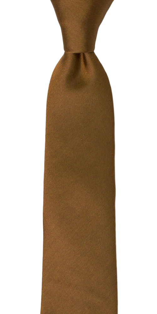 SOLID Bronze boy's tie medium