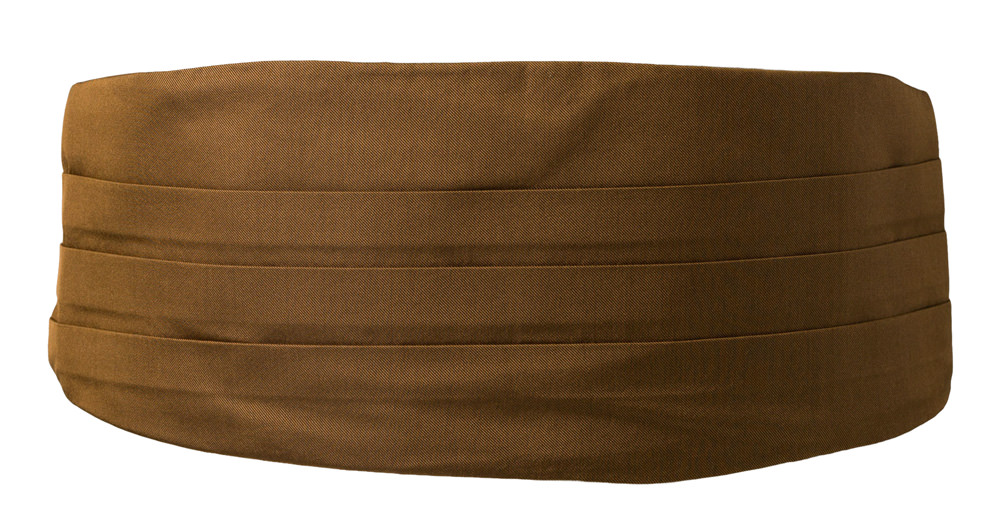 SOLID Bronze cummerbund