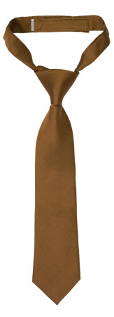SOLID Bronze boys tie small pre-tied