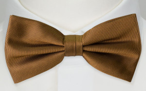SOLID Bronze boy's bow tie