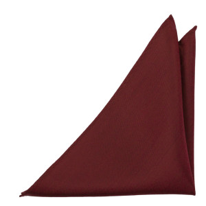 SOLID Burgundy pocket square