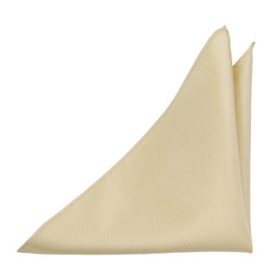 SOLID Champagne pocket square