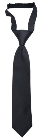 SOLID Charcoal boys tie small pre-tied