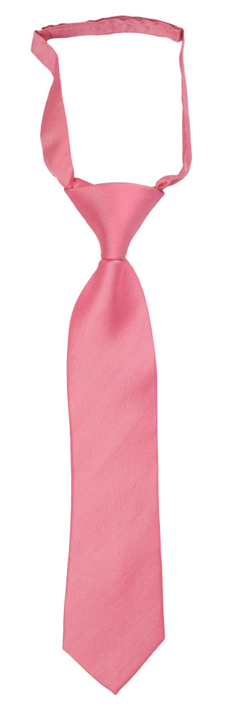 SOLID Dark pink boys tie small pre-tied