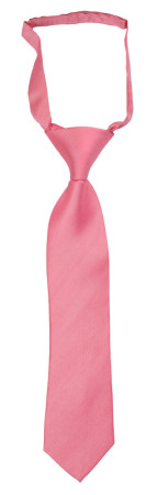 SOLID Dark pink boys tie small pre-tied