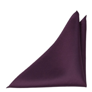 SOLID Eggplant pocket square