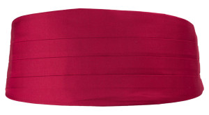 SOLID Fuchsia cummerbund