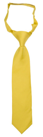 SOLID Lemon boys tie small pre-tied